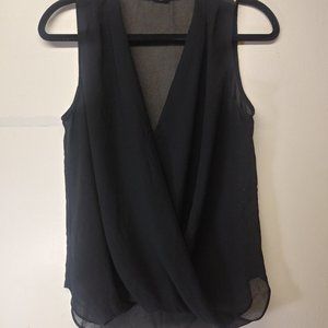 Sace Black Blouse Woman L Polyester sleeveless